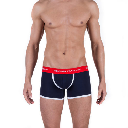 Boxer long garcon francais tricolore