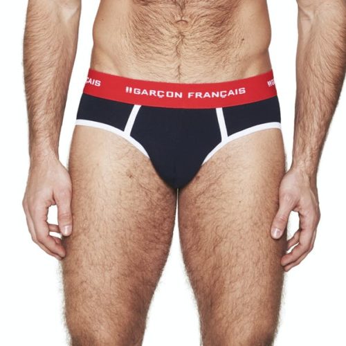 Slip taille basse, coupe ajustée, certifié Oeko-Tex. - garçon Français - tricolore