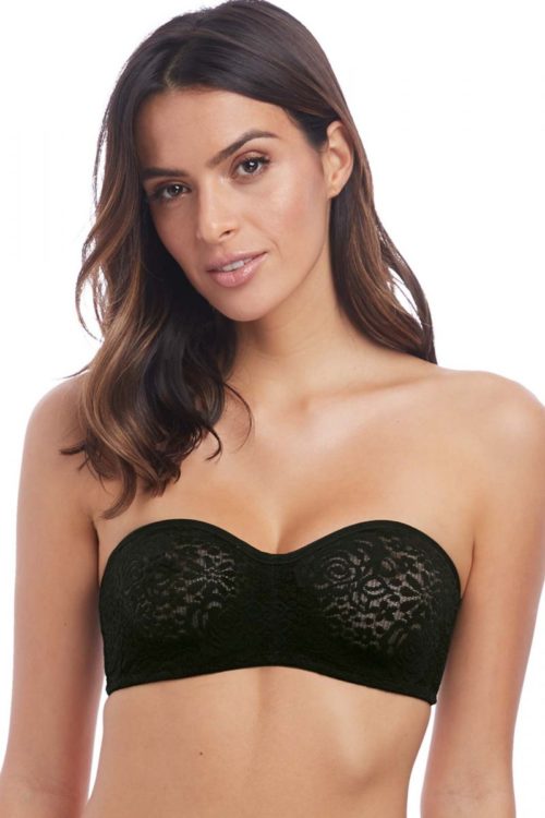 soutien gorge bandeau Halo Lace noir