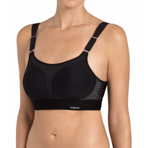 soutien-gorge sport sans armatures noir