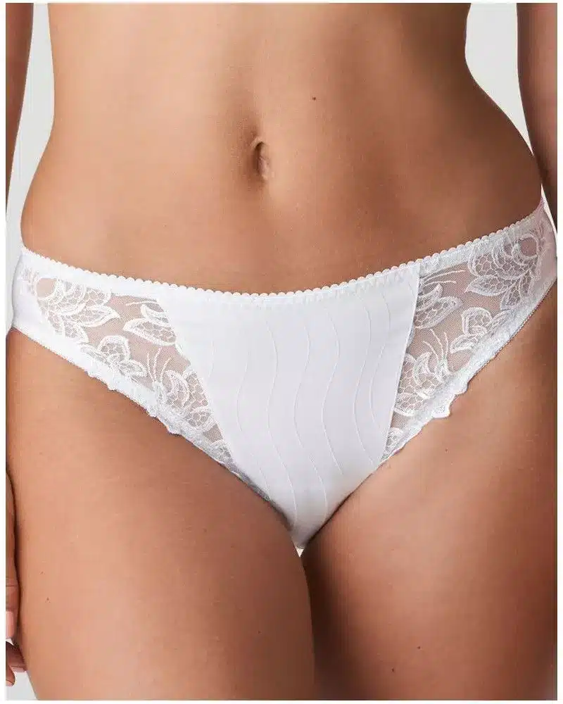 SLIP BRESILIEN DEAUVILLE BLANC FACE