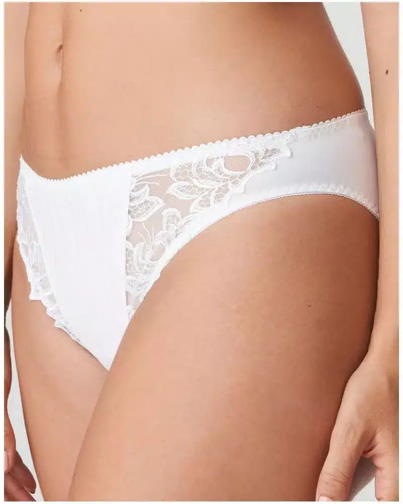 SLIP BRESILIEN DEAUVILLE BLANC PROFIL